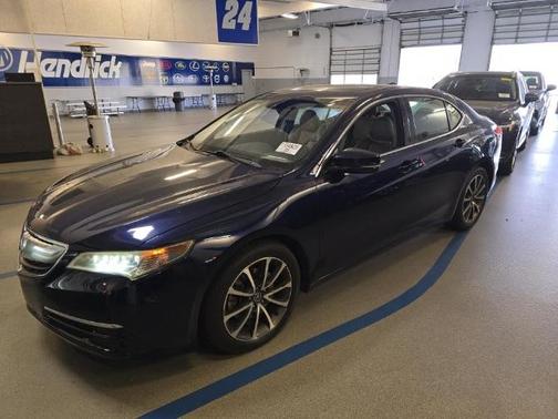 Blue 2015 Acura TLX V6 Tech