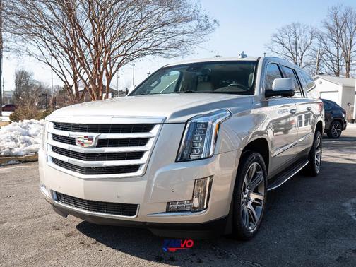 Silver 2016 Cadillac Escalade ESV Luxury