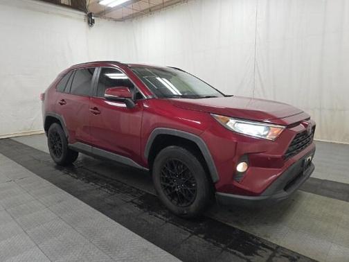 Red 2019 Toyota RAV4 XLE Premium