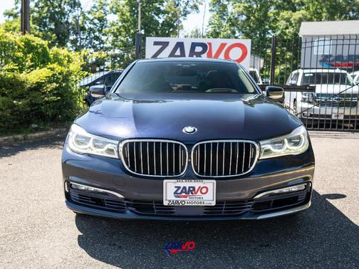Blue 2016 BMW 750 i xDrive