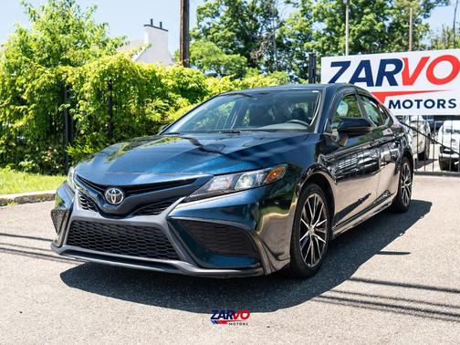 Blue 2021 Toyota Camry SE