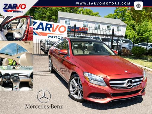 Red 2017 Mercedes-Benz C-Class C 300