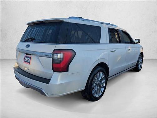 White Platinum Metallic Tri-Coat 2019 Ford Expedition Max Platinum