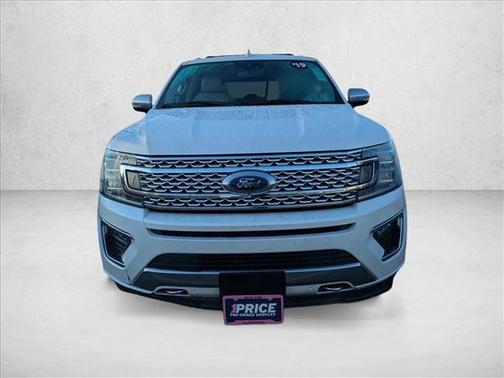 White Platinum Metallic Tri-Coat 2019 Ford Expedition Max Platinum