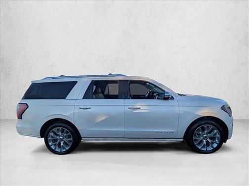 White Platinum Metallic Tri-Coat 2019 Ford Expedition Max Platinum