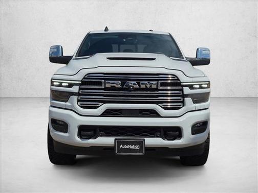 Bright White Clearcoat 2025 RAM 3500 Laramie Mega Cab 4x4 6'4' Box