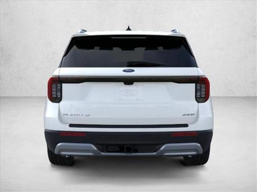 Star White Metallic Tri-Coat 2026 Ford Explorer Platinum