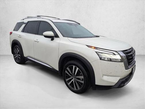 Pearl White Tricoat 2024 Nissan Pathfinder Platinum 4WD