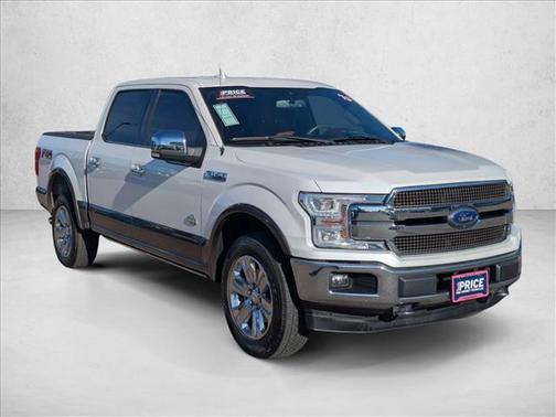 White Platinum Metallic Tri-Coat 2019 Ford F-150 King Ranch