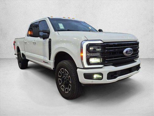 Star White Metallic Tri-Coat 2026 Ford F-350 Platinum