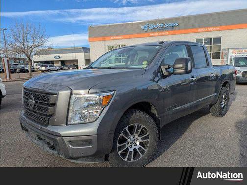 Gun Metallic 2021 Nissan Titan SV