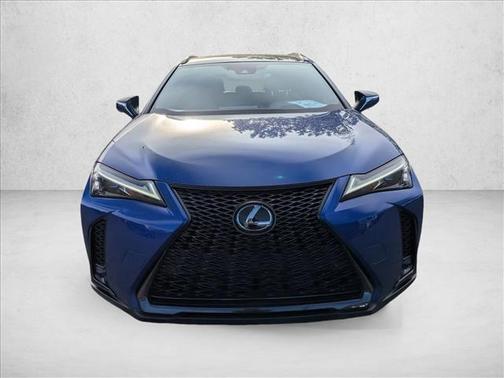 Ultrasonic Blue Mica 2.0 with Obsidian Roof 2024 Lexus UX 250h F Sport