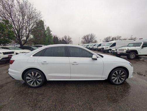 White 2021 Audi A4 40 Premium