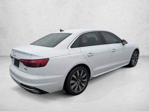 White 2021 Audi A4 40 Premium