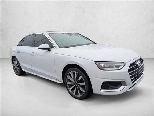 White 2021 Audi A4 40 Premium