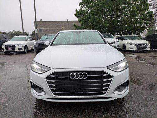 White 2021 Audi A4 40 Premium