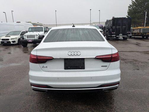 White 2021 Audi A4 40 Premium