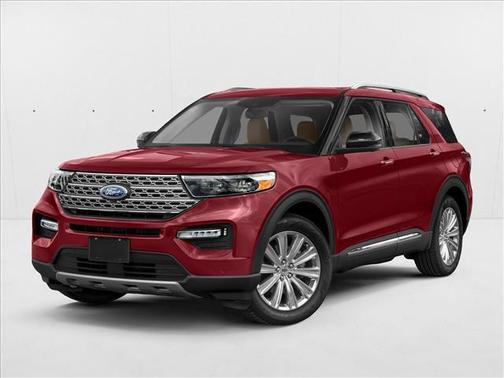 Red 2023 Ford Explorer Limited
