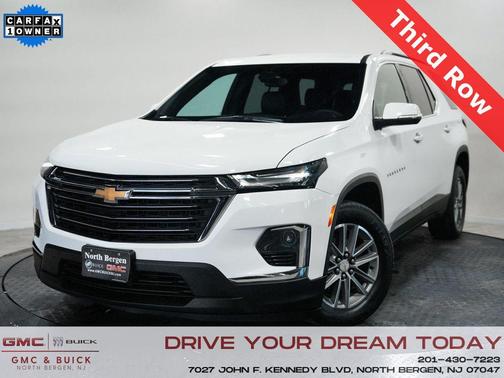 Summit White 2022 Chevrolet Traverse LT Leather