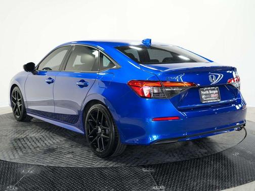 Aegean Blue Metallic 2022 Honda Civic Sport