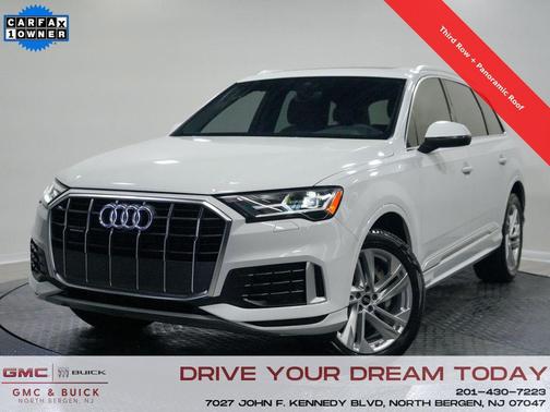 Glacier White Metallic 2023 Audi Q7 45 Premium
