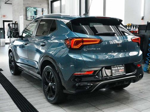 Ocean Blue Metallic 2024 Buick Encore GX Sport Touring