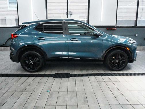 Ocean Blue Metallic 2024 Buick Encore GX Sport Touring