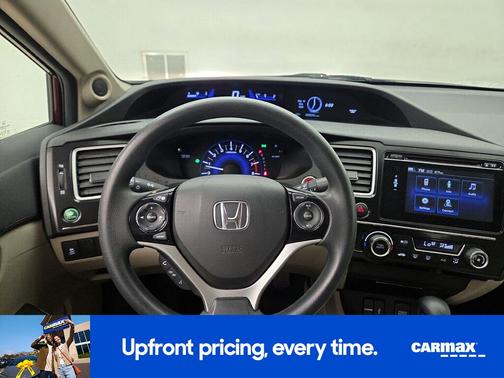 Red 2014 Honda Civic EX