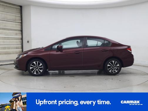 Red 2014 Honda Civic EX