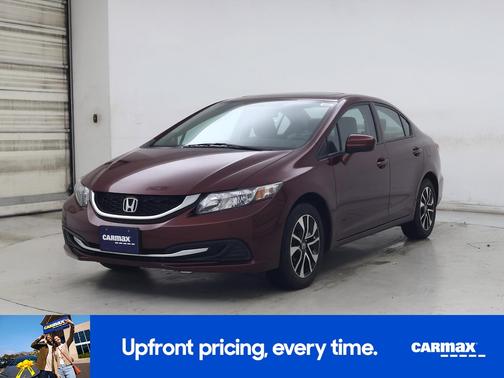 Red 2014 Honda Civic EX