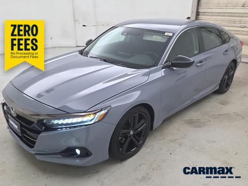 Blue 2022 Honda Accord Sport SE