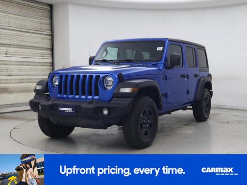 Blue 2022 Jeep Wrangler Unlimited Sport