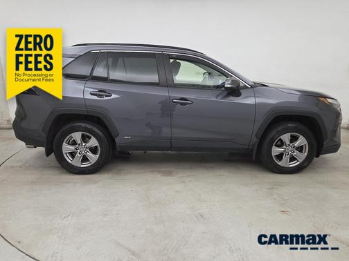 Gray 2022 Toyota RAV4 Hybrid XLE