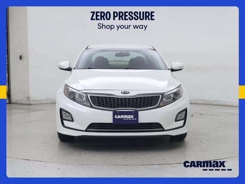 White 2016 Kia Optima Hybrid