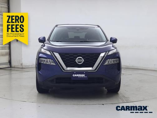Blue 2021 Nissan Rogue SV