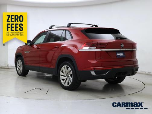 Red 2020 Volkswagen Atlas Cross Sport SE
