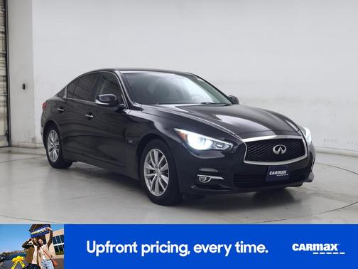 Black 2017 INFINITI Q50 Premium