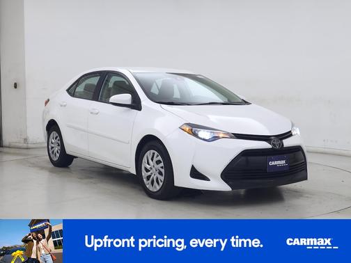 White 2019 Toyota Corolla LE