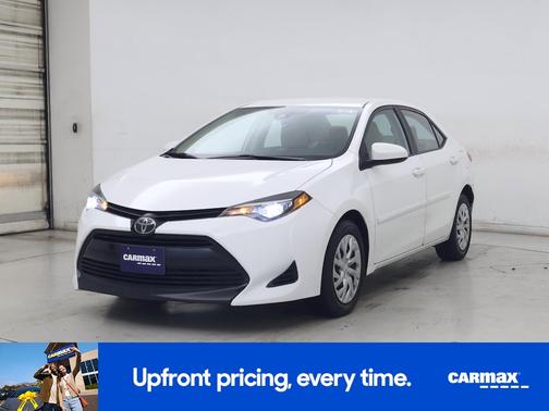 White 2019 Toyota Corolla LE