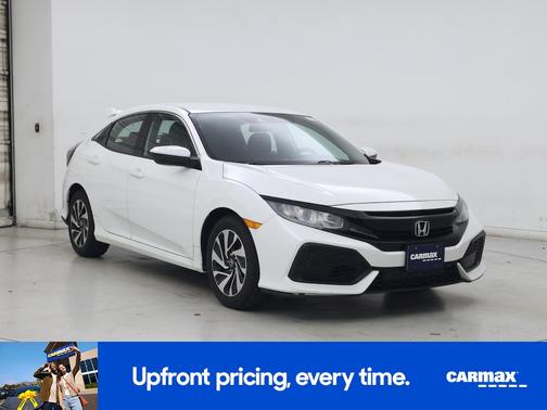 White 2019 Honda Civic LX