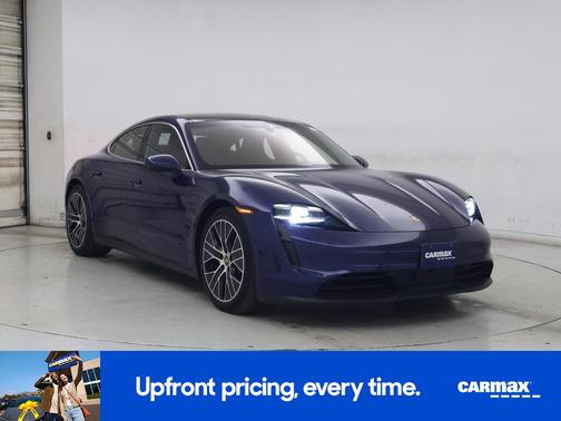 Blue 2021 Porsche Taycan 4S