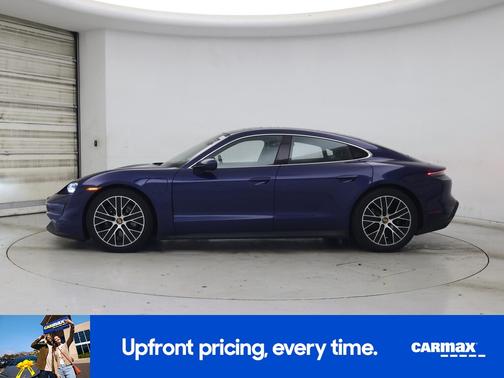 Blue 2021 Porsche Taycan 4S