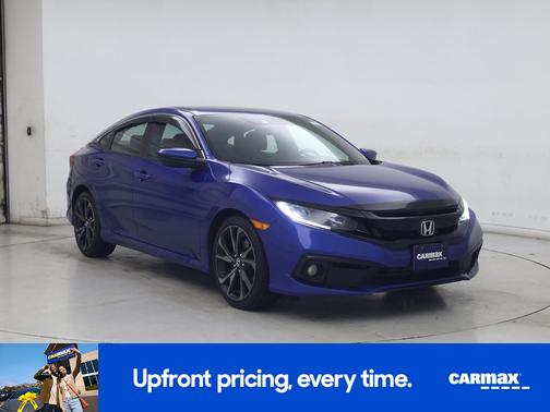 Blue 2020 Honda Civic Sport