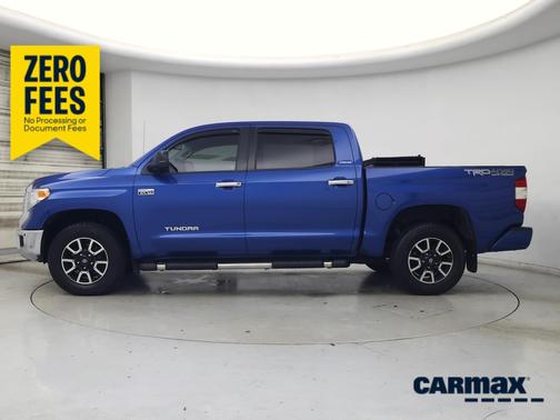 Blue 2017 Toyota Tundra Limited