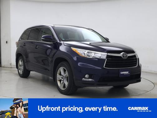 Blue 2016 Toyota Highlander Limited Platinum