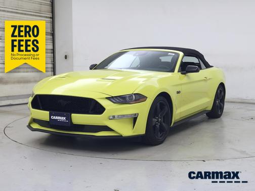 Yellow 2021 Ford Mustang GT Premium