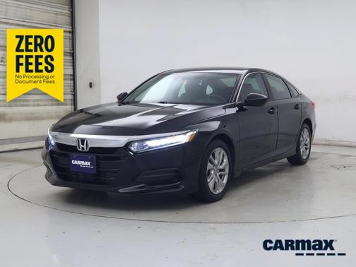 Black 2018 Honda Accord LX
