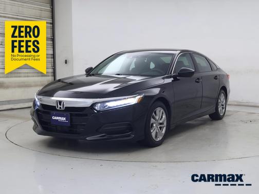 Black 2018 Honda Accord LX