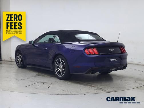 Blue 2016 Ford Mustang Ecoboost Premium