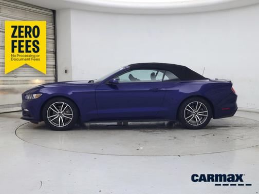 Blue 2016 Ford Mustang Ecoboost Premium